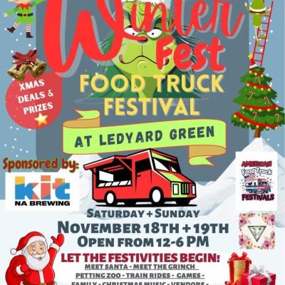 Winter Fest Food Truck Festival 2023 - Ledyard, CT by American Food Truck Festivals and sponsored by Kit Na Brewing