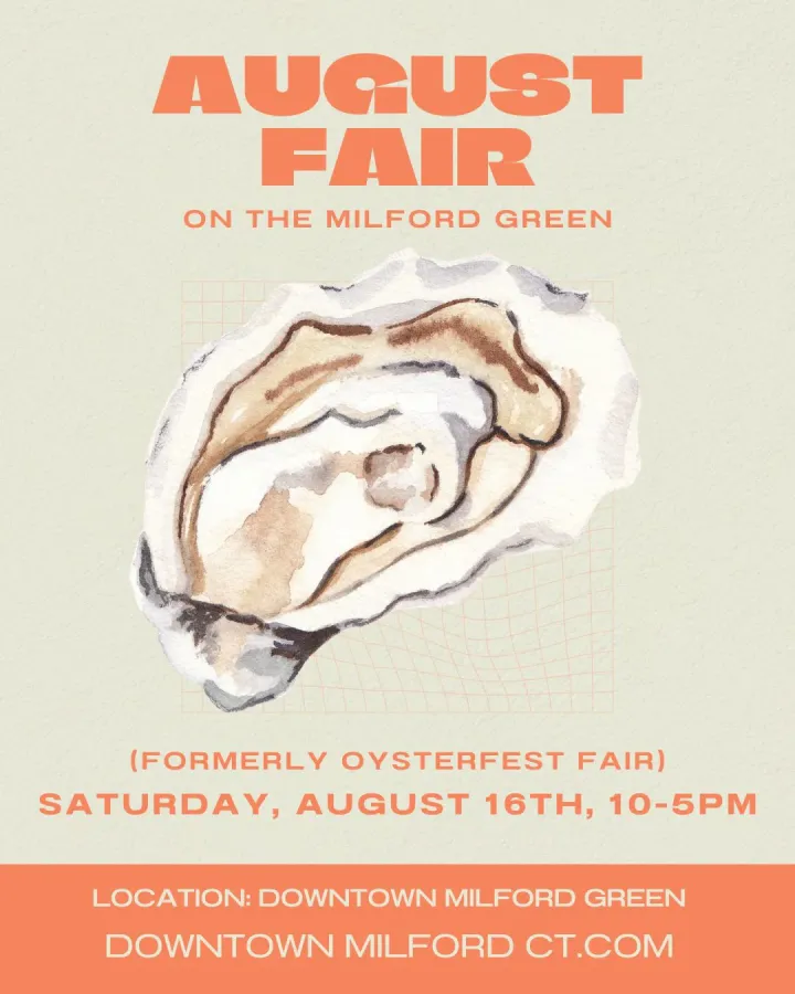 August Fair on the Green, Milford CT events, Milford Green fair 2025, vendor fair Connecticut, DMBA Milford, Milford CT festivals, family events CT, food and craft vendors Milford, outdoor fairs CT, kid-friendly events CT, live music Milford CT, August ve
